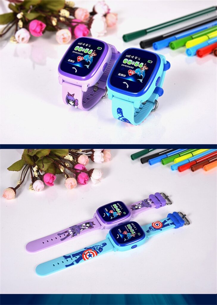DF25 Children Waterproof Smart Watches Touch Screen Call for Rescue Remote Monitoring and Location Children's Telephone Watches