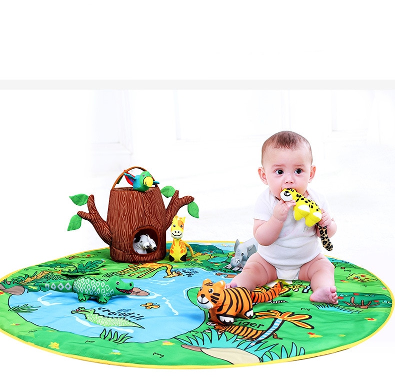 Baby Play Blanket Early Education Animal Toys - Image 9