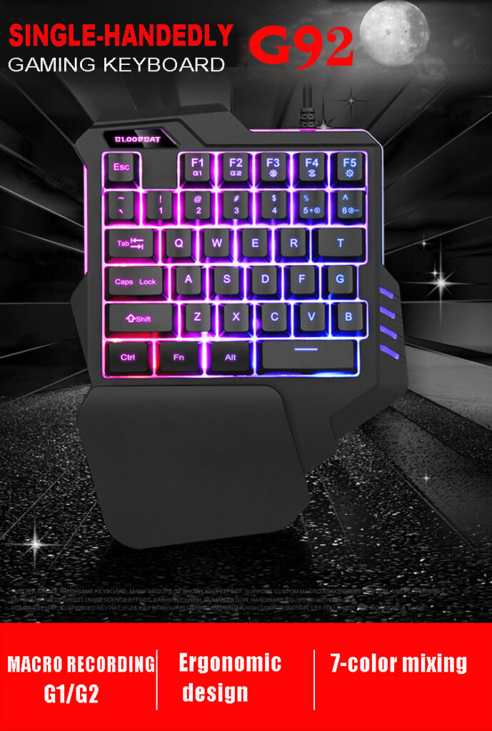 Mobile gaming computer keyboard