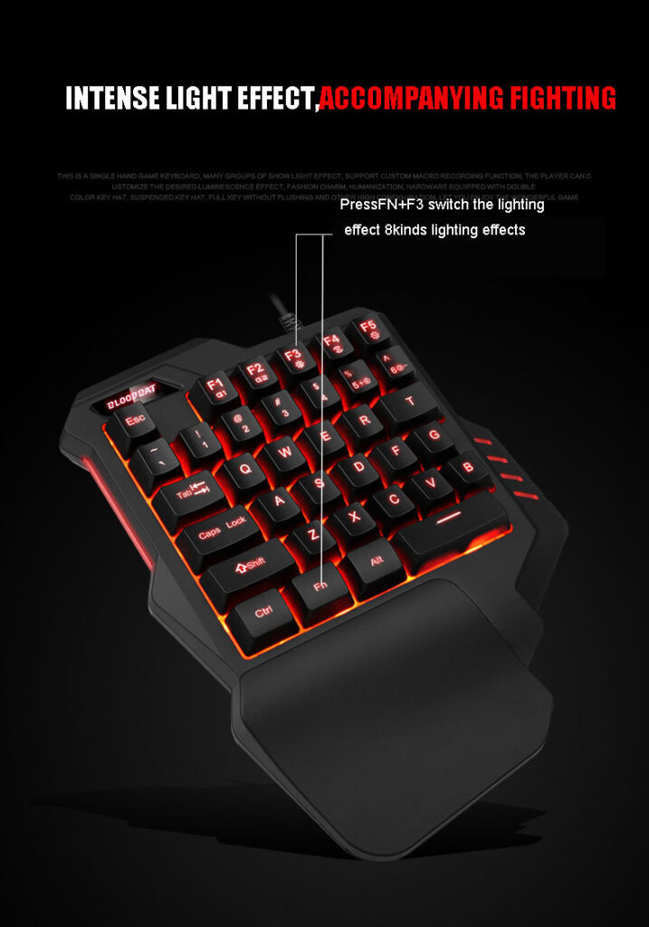 Mobile gaming computer keyboard