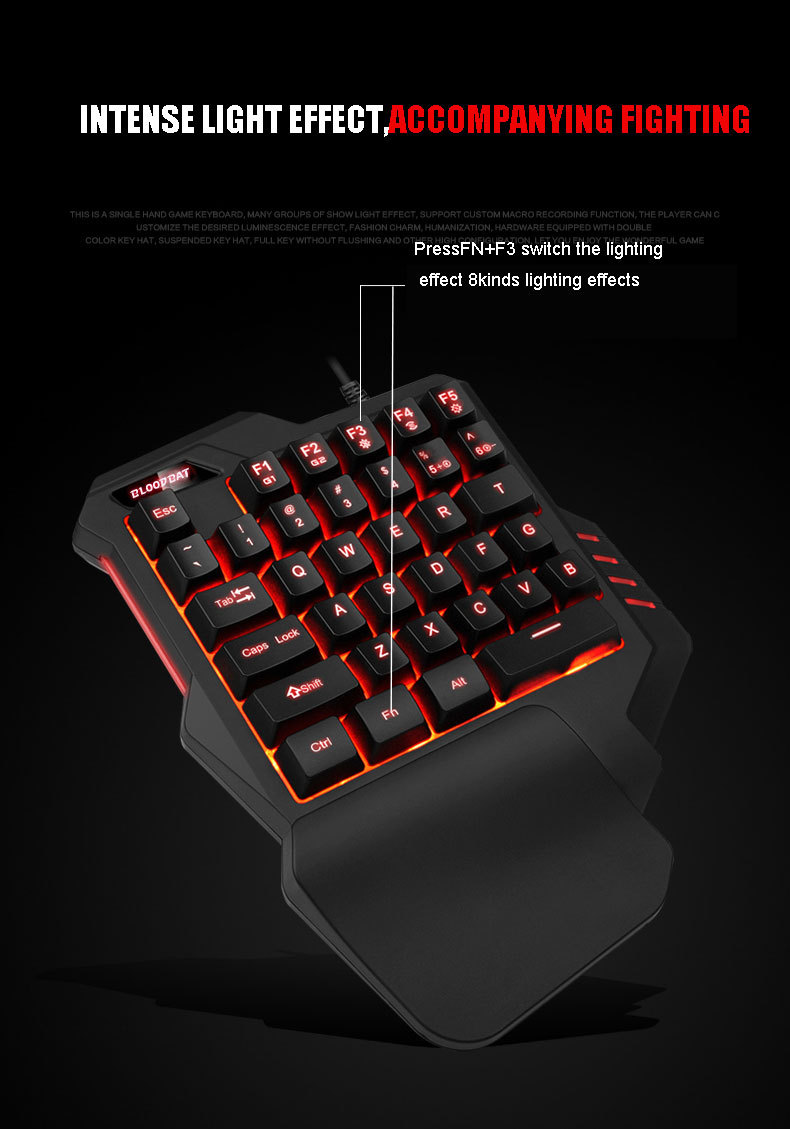 Mobile gaming computer keyboard - Image 22