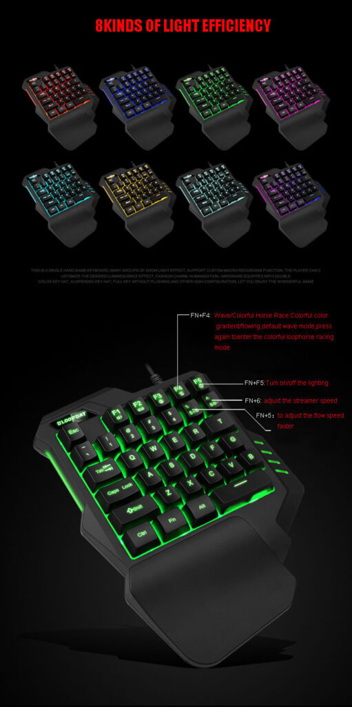 Mobile gaming computer keyboard