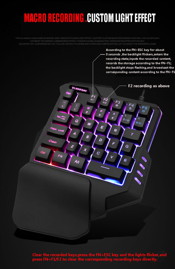 Mobile gaming computer keyboard