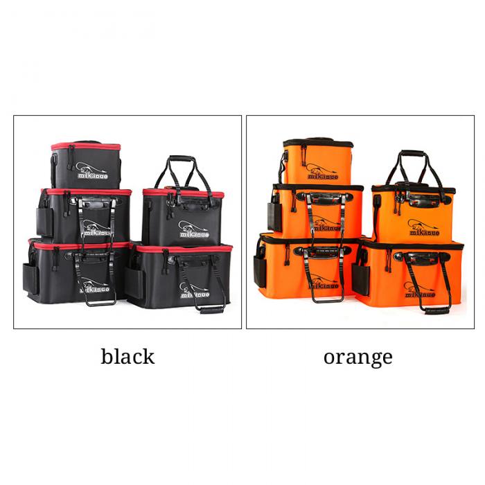 EVA Portable Fishing Bag Folding Thicken Live Fishing Box Tank Bucket Camping Fishing Tackle Fishbox Storage Bag - Image 11