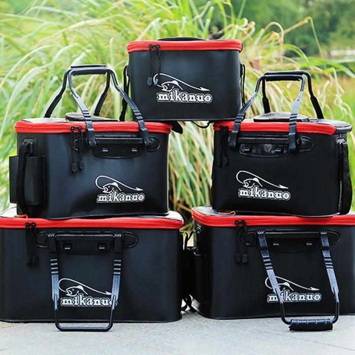 EVA Portable Fishing Bag Folding Thicken Live Fishing Box Tank Bucket Camping Fishing Tackle Fishbox Storage Bag - Image 13