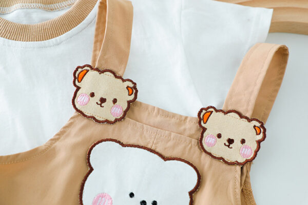 Children's Clothing Men And Women Baby Summer Cartoon Short-sleeved Overalls - Image 14