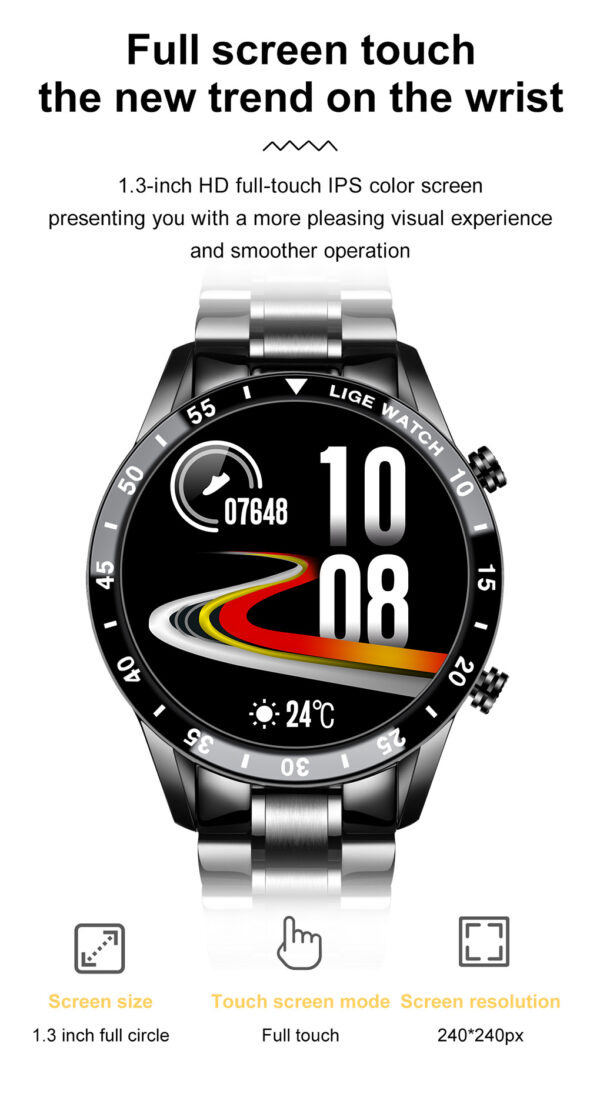 Lige's New Smart Watch Upgrade Smart Wearable Watch - Image 21