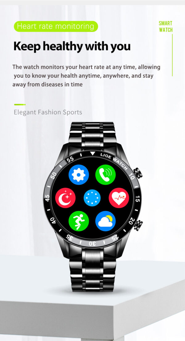 Lige's New Smart Watch Upgrade Smart Wearable Watch - Image 19