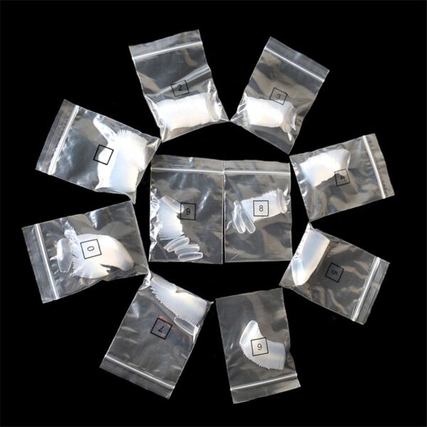 500 transparent  natural fake nails - Image 9