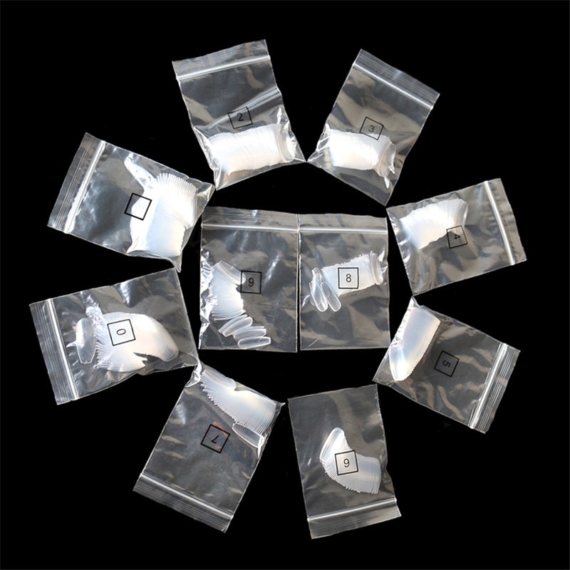 500 transparent  natural fake nails - Image 9