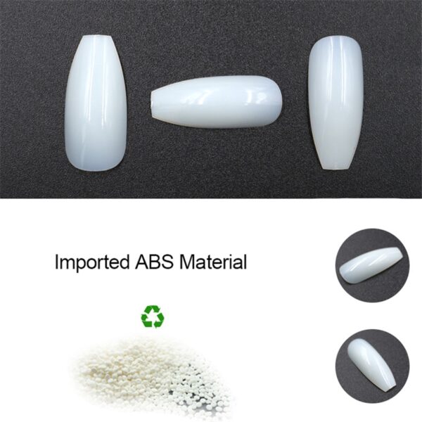 500 transparent  natural fake nails - Image 10