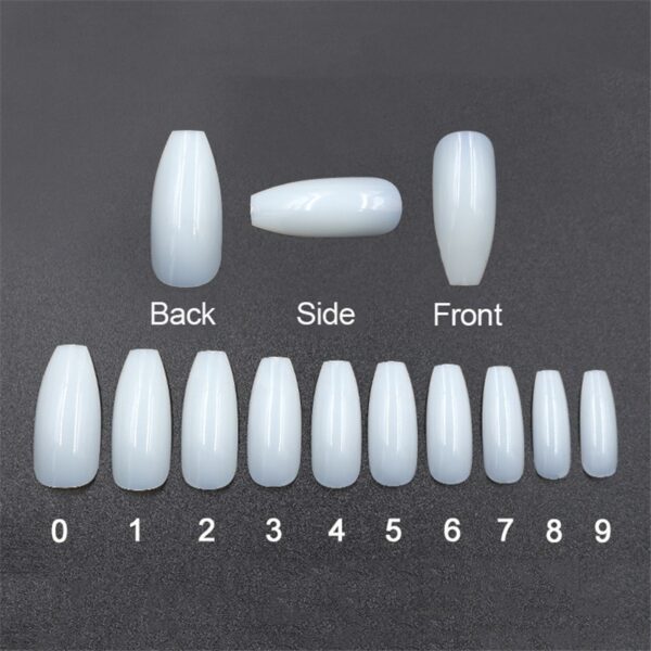 500 transparent  natural fake nails - Image 11
