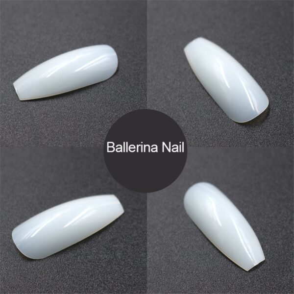 500 transparent  natural fake nails - Image 13