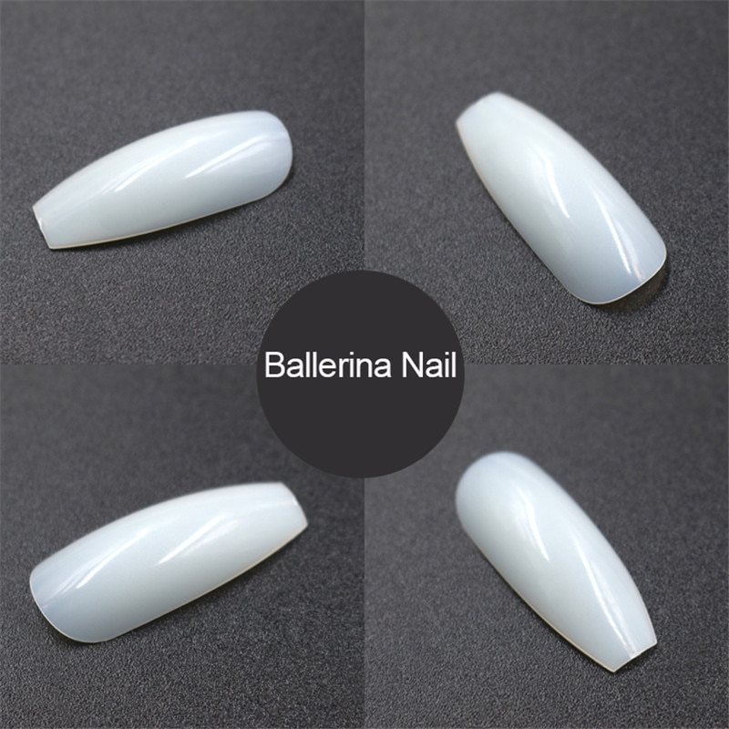 500 transparent  natural fake nails - Image 13