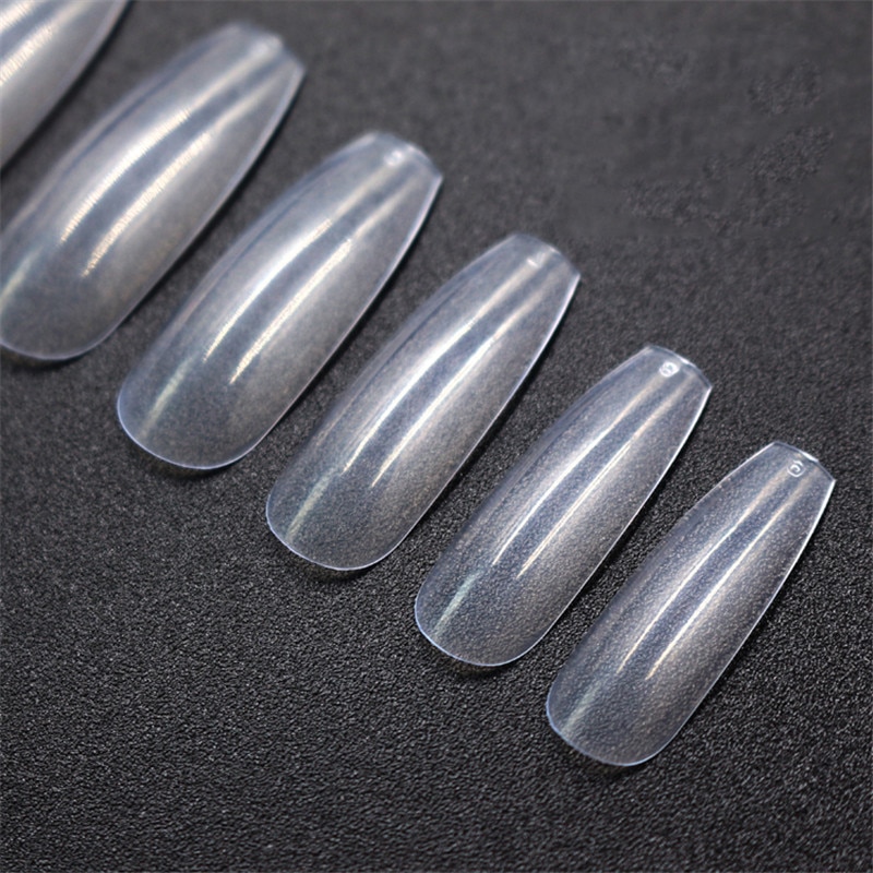 500 transparent  natural fake nails - Image 19