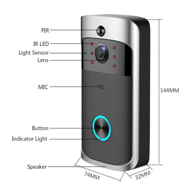 Video Doorbell Smart Wireless WiFi Security Door Bell - Image 24