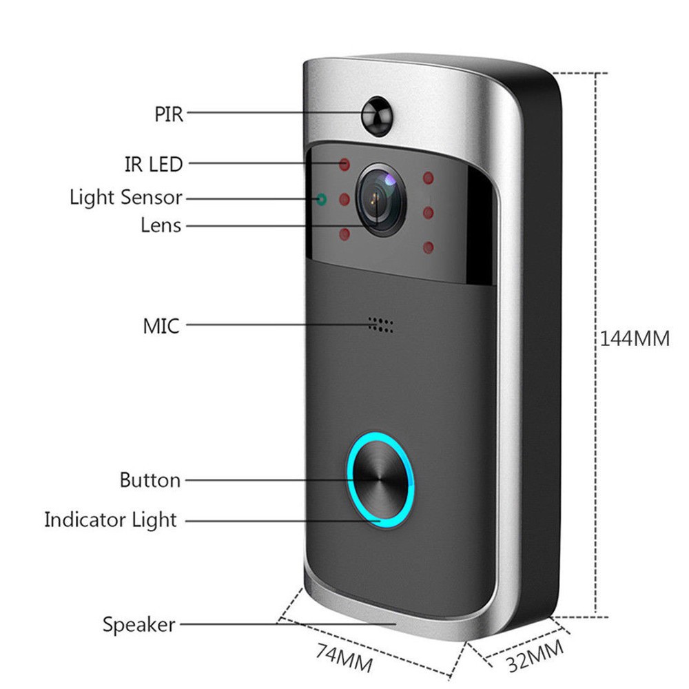 Video Doorbell Smart Wireless WiFi Security Door Bell - Image 24