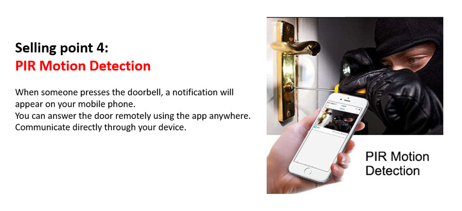 Video Doorbell Smart Wireless WiFi Security Door Bell - Image 17