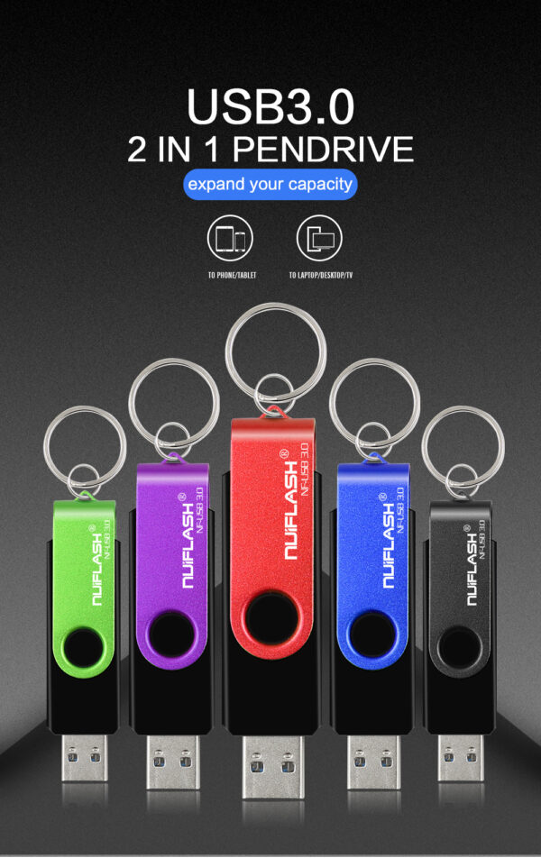 OTG 64GB 32GB 16GB Pen Driver USB Flash Disk External Storage Rod 32GB 3.0U Disk - Image 12