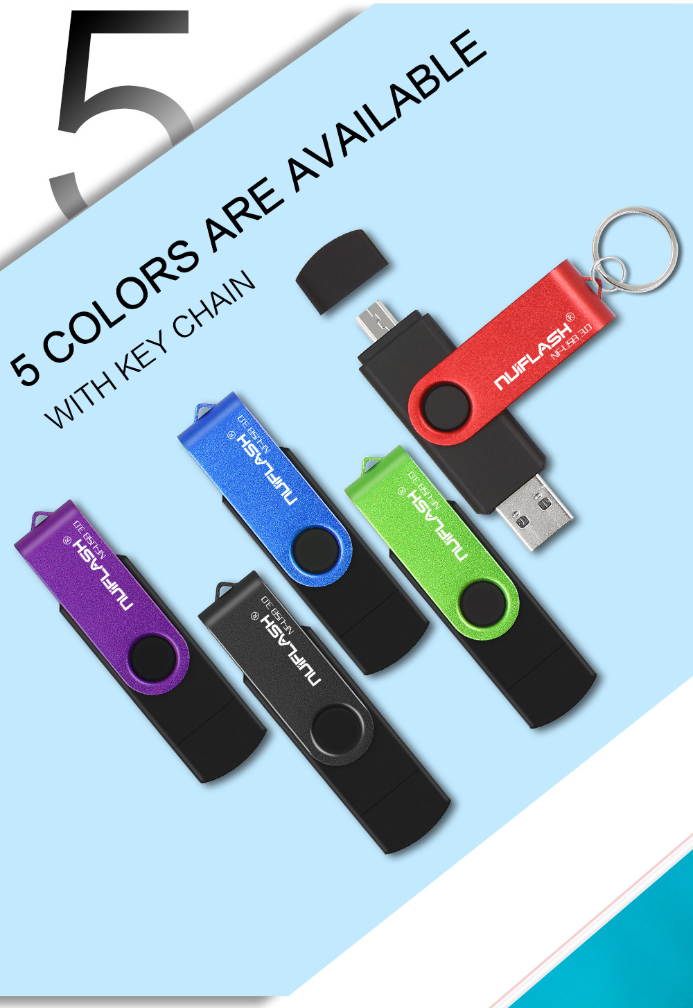 OTG 64GB 32GB 16GB Pen Driver USB Flash Disk External Storage Rod 32GB 3.0U Disk - Image 14