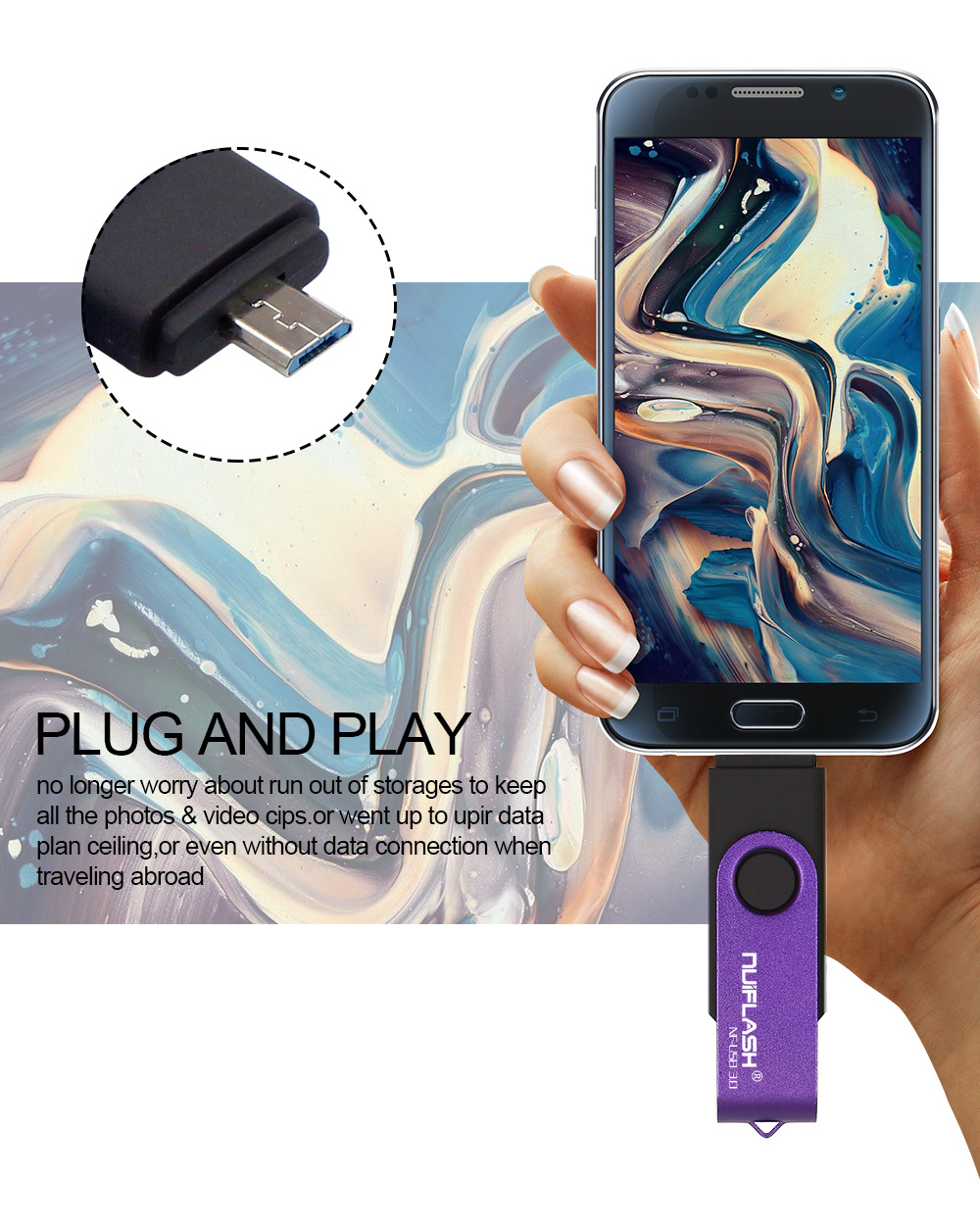OTG 64GB 32GB 16GB Pen Driver USB Flash Disk External Storage Rod 32GB 3.0U Disk - Image 18