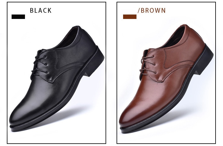 Black Shoes With Pointed Toe For Men - Image 10