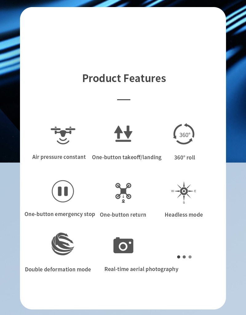 WiFi FPV RC Drone Motorcycle 2 in 1 Foldable Helicopter Camera 0.3MP Altitude Hold RC Quadcopter Motorcycle Drone 2 in 1 Dron - Image 10