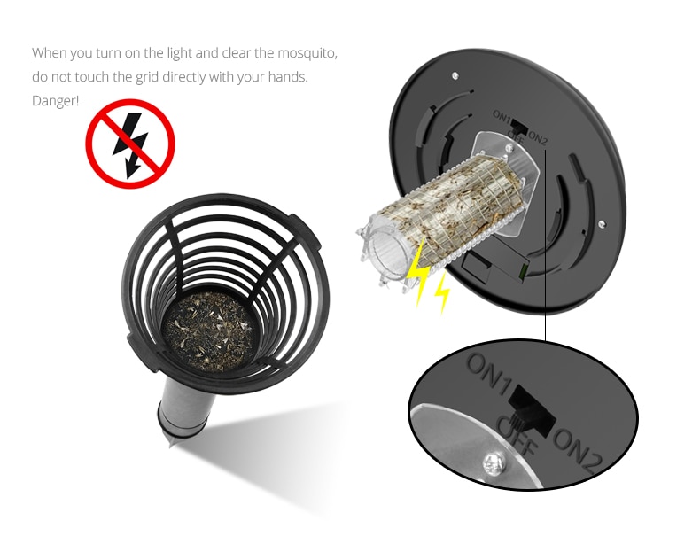 Solar Led Rechargeable Anti-Mosquito Lamp Electronic Fly Bug Zapper Insect Pest  Uv Trap Outdoor Garden Lawn Lamp - Image 11