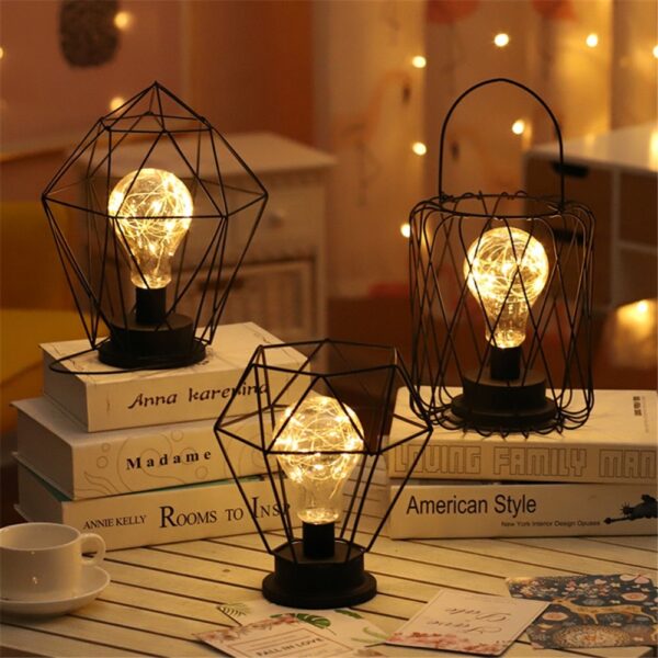 Minimalist hollow table lamps - Image 12