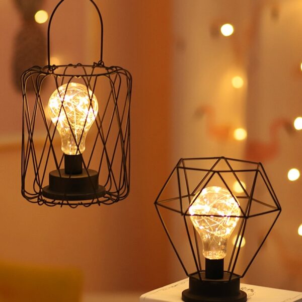 Minimalist hollow table lamps - Image 11