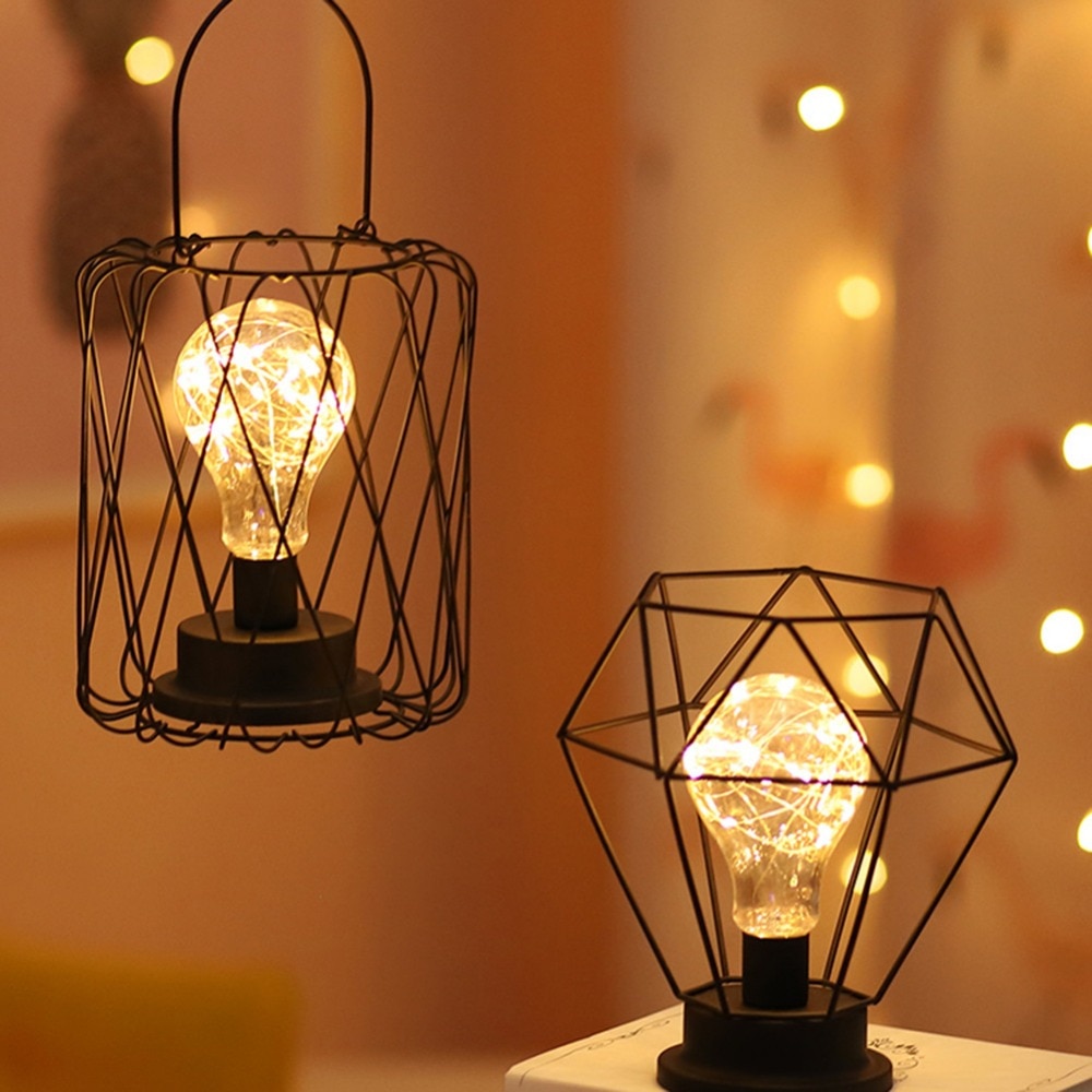 Minimalist hollow table lamps - Image 11
