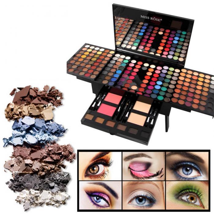 180 Colors Eyes Shadow Blush Set Personalized Piano-shaped Makeup Palette Box - Image 7