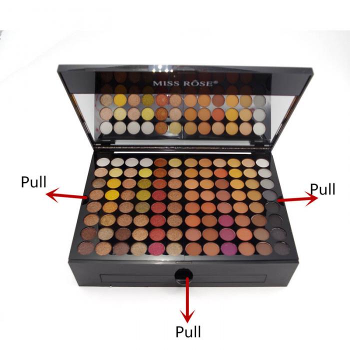 180 Colors Eyes Shadow Blush Set Personalized Piano-shaped Makeup Palette Box - Image 11