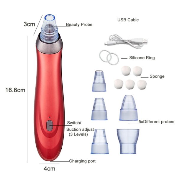Blackhead instrument pore cleaner to blackhead artifact electric acne machine to blackhead - Image 11