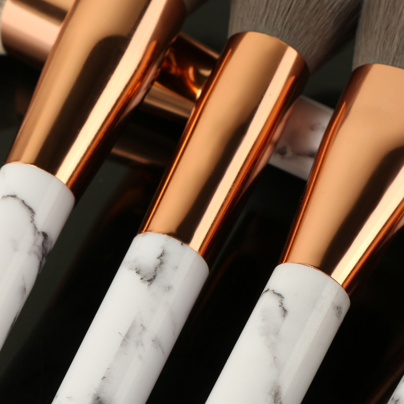 11 sets of marble makeup brush with makeup brush beauty makeup kit 11 makeup brush sets - Image 7