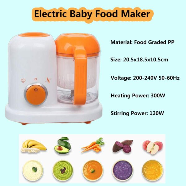 Multi-function Baby Food Processor Smart Infant Milk Warm Baby Food Cooking Blenders - Image 9