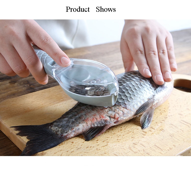Fish Skin Brush Scraping Fish Scale Brush Grater Quick Disassembly Fish Knife Cleaning Peeling Skin Scraper Scraper Fish Scaler Kitchen Tools - Image 11