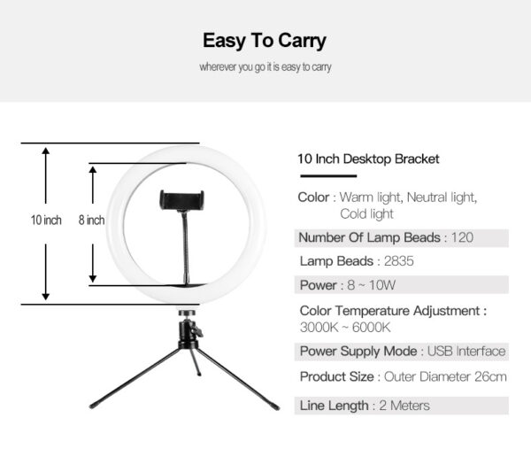 Ring selfie beautifying light - Image 10