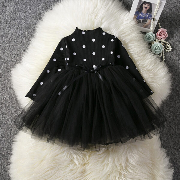Baby Girls Spring Winter Long Sleeve Tutu Lace Dresses Infantil Newborn 1st Birthday Party Clothes Christening Gown Casual Wear - Image 12