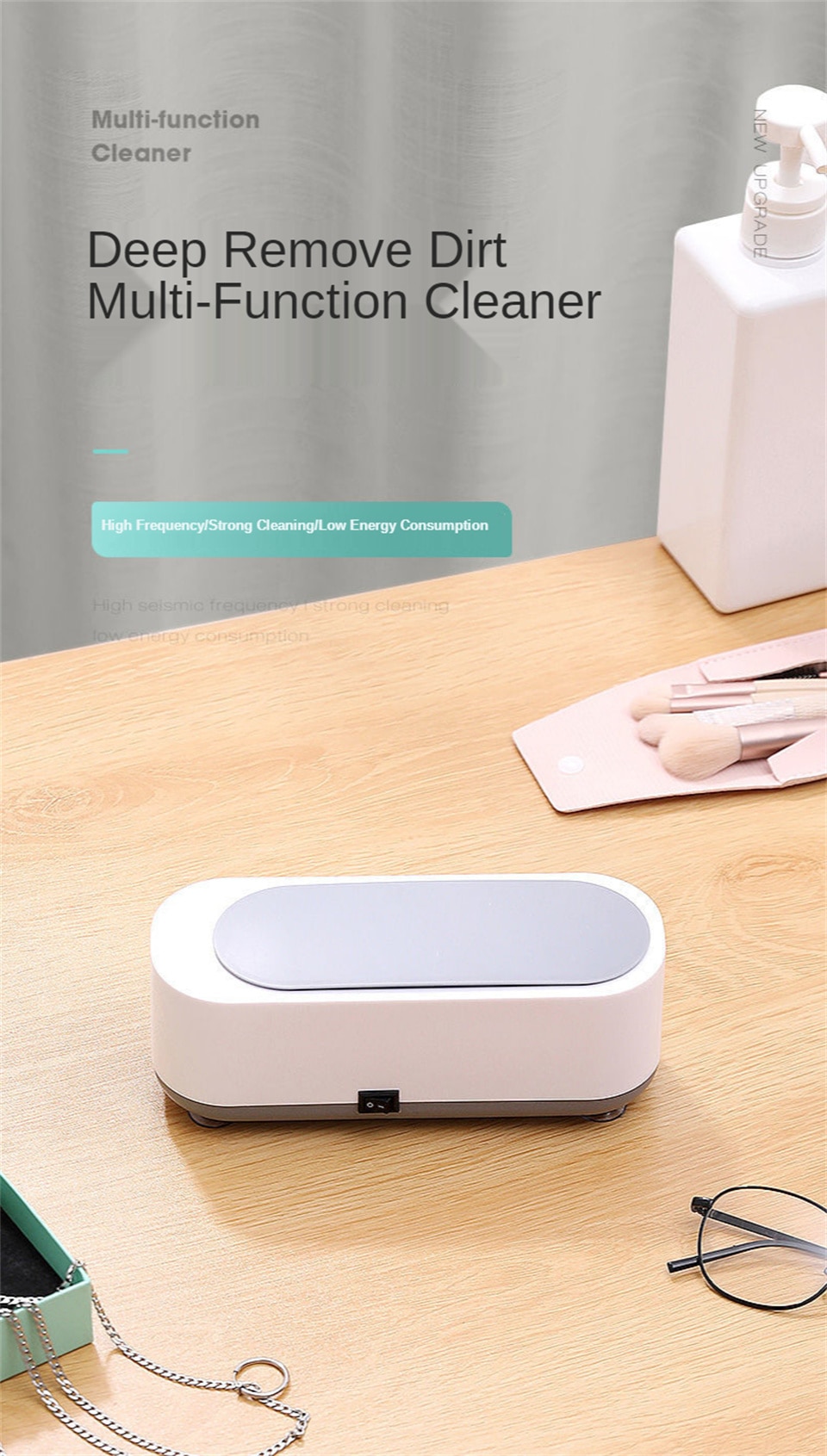 Ultrasonic Cleaning Machine High Frequency Vibration Wash Cleaner Washing Jewelry Glasses Watch Ring Dentures Cleaner - Image 19
