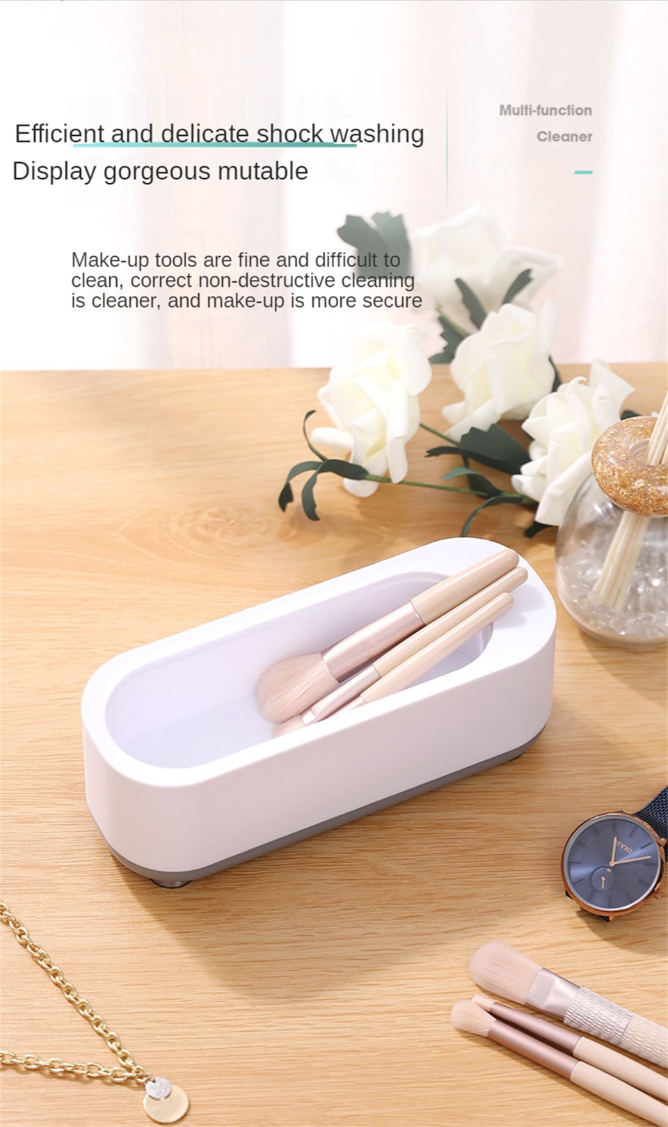 Ultrasonic Cleaning Machine High Frequency Vibration Wash Cleaner Washing Jewelry Glasses Watch Ring Dentures Cleaner - Image 12