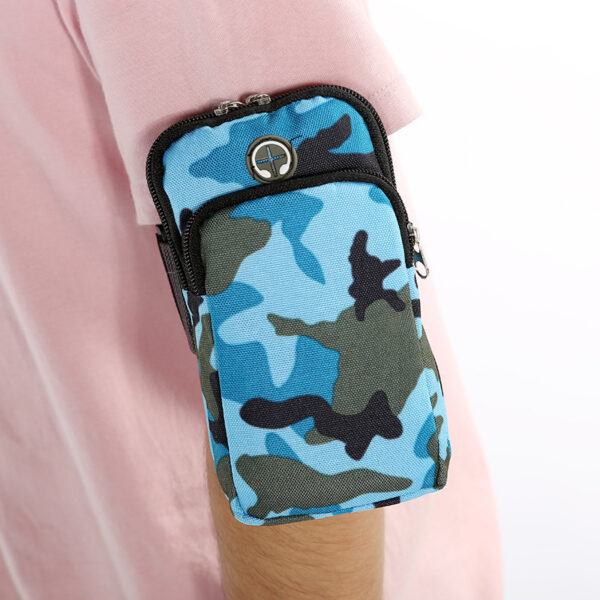 Running Sports Camouflage Mobile Phone Arm Water Repellent Wrist Bag - Image 14