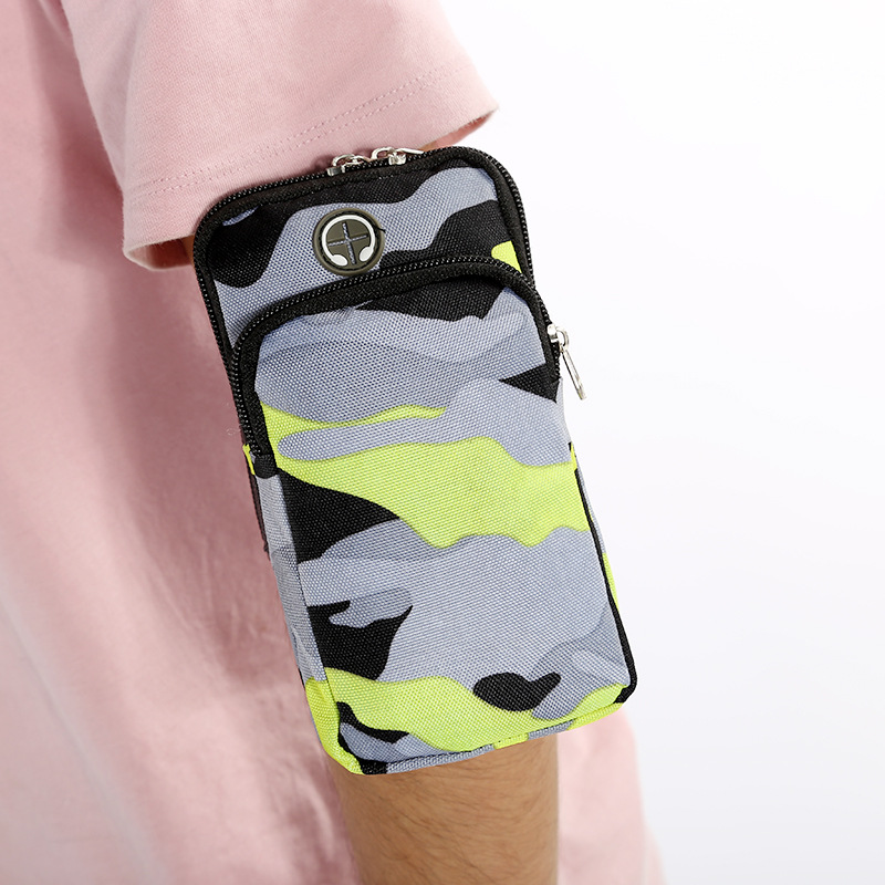 Running Sports Camouflage Mobile Phone Arm Water Repellent Wrist Bag - Image 11