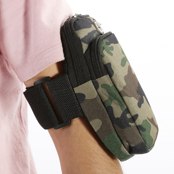 Running Sports Camouflage Mobile Phone Arm Water Repellent Wrist Bag - Image 13