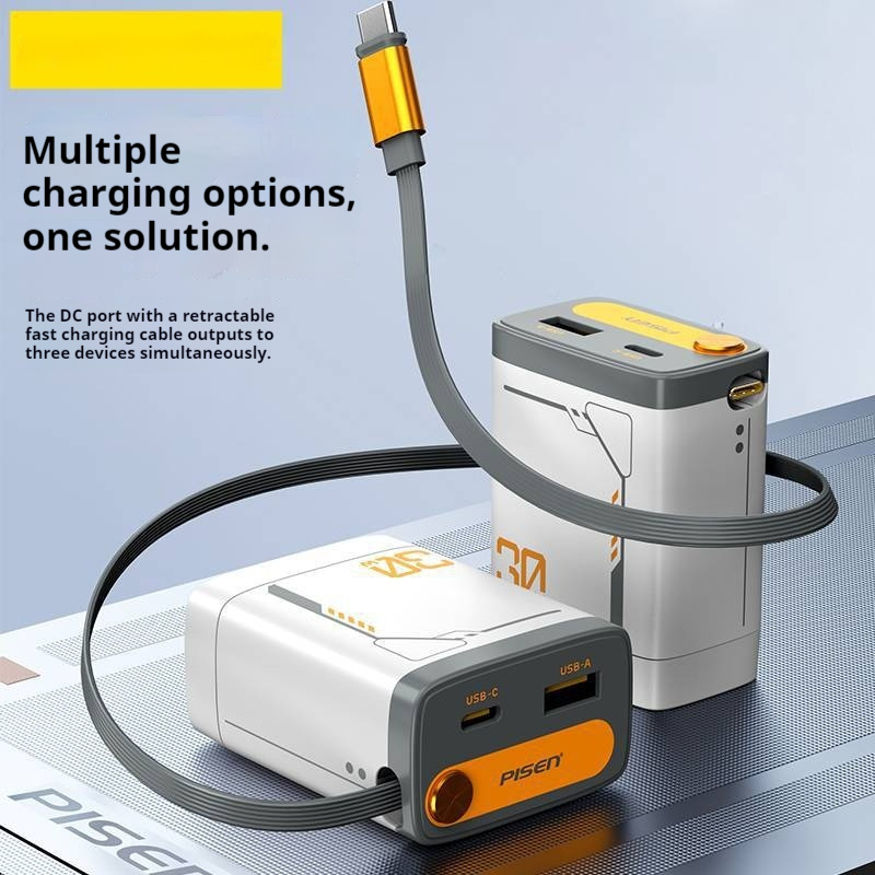 Gallium Nitride Charger With Built-in Cable - Image 2