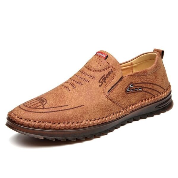 Men's Leather Shoes SummerAutumn New Style Casual Genuine Leather Soft Sole - Image 6