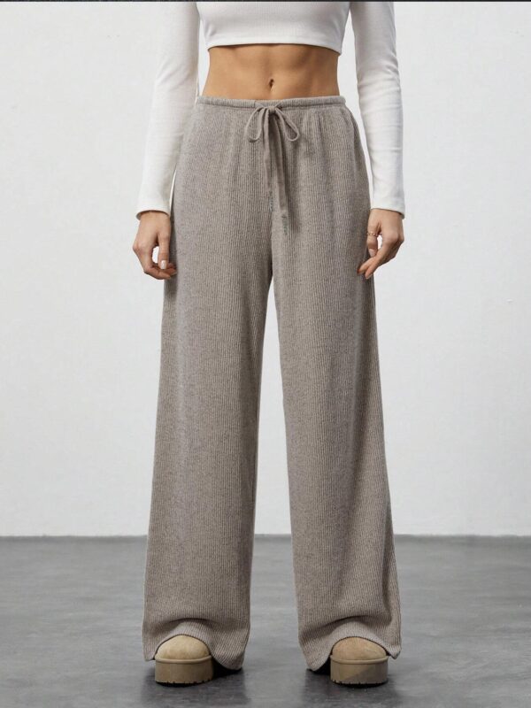 Women's Solid-color Casual Straight-leg Pants - Image 6