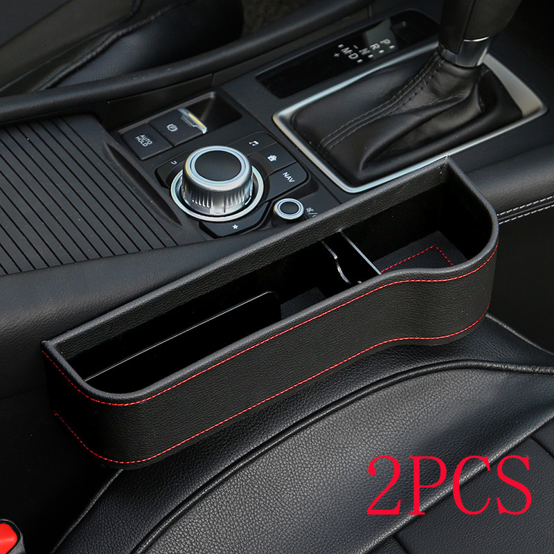 PU Car Organizer Seat Gap Storage Box Car Seat Side Slit for Wallet Phone Coins Cigarette Keys Cards Car Accessories - Image 22