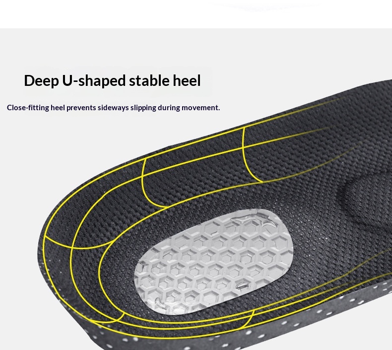 Arch-support Athletic Insoles With Sweat-absorbing Latex Air Cushioning - Image 9