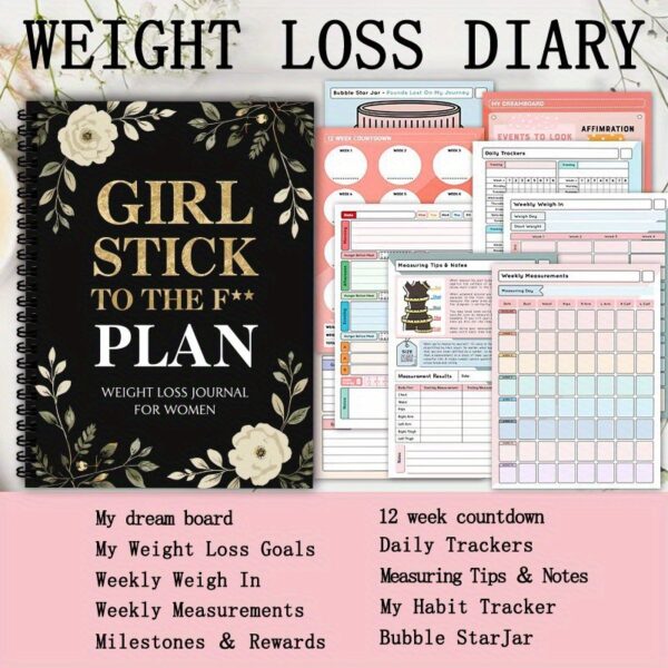 Creative Home Weight Loss Enthusiast Record Book - Image 6